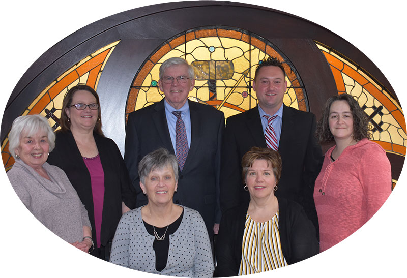 Back Row: Patricia Turner,  Doreen Brooks, Michael B. Murray, Raymond J. Capece, 
and Karen E. Wamback.  Front Row:  Mary Soloperto, Denise LaBreck